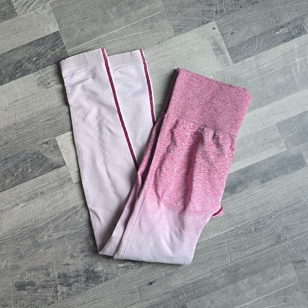 NWOT, Gymshark • Ombre Seamless Leggings, Size Small